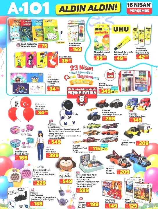 A101 KATALOG BU HAFTA 16 NİSAN 2026 - TAM LİSTE BROŞÜRÜ EN SON ÜRÜNLER