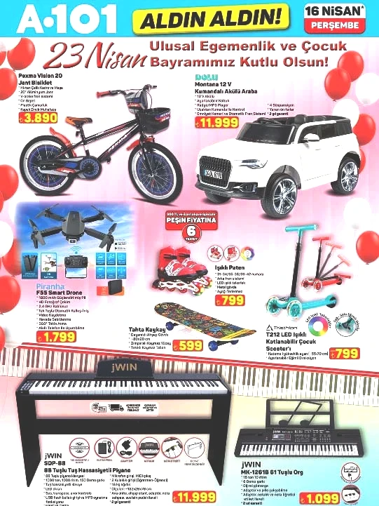 A101 KATALOG BU HAFTA 16 NİSAN 2026 - TAM LİSTE BROŞÜRÜ EN SON ÜRÜNLER