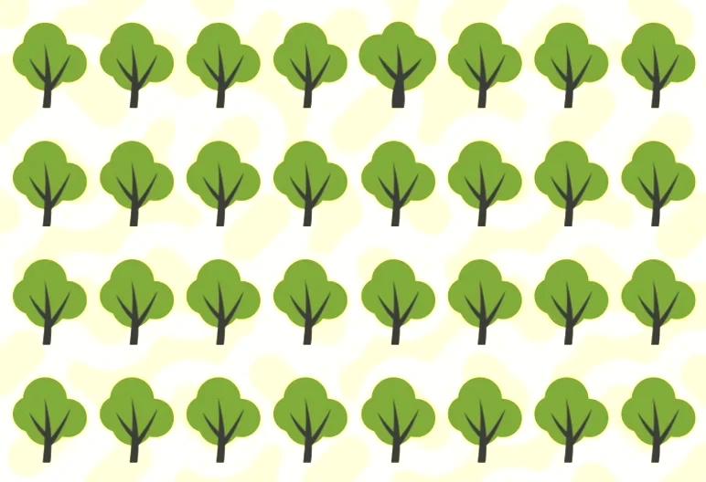 Büyüteçle bakmak bile anlamaya yetmiyor! Resimdeki farklı ağacı sadece gerçek dahiler 6 saniyede buluyor - Resim : 1