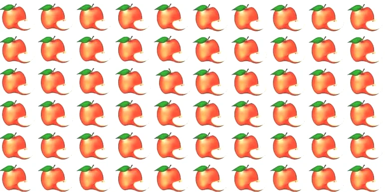 Farklı elmayı 6 saniyede bulanlar dahi sayılıyor - Resim : 1