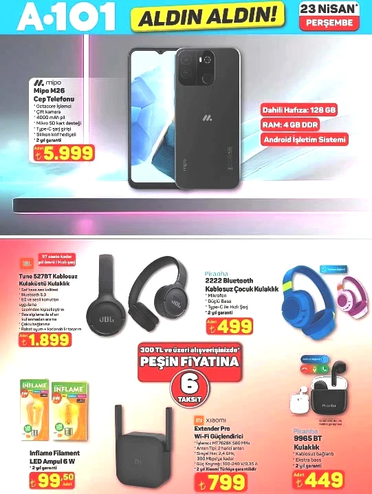 A101 AFİŞ ALDIN ALDIN ÜRÜNLERİ 23 NİSAN 2026 || A101 aktüel ürünler kataloğu bu hafta neler getiriyor A101 broşürü ile manyetik blok, iç mekan LED ekran, cam temizleme robotu, su sebili, buharlı temizleyici, trambolin geliyor