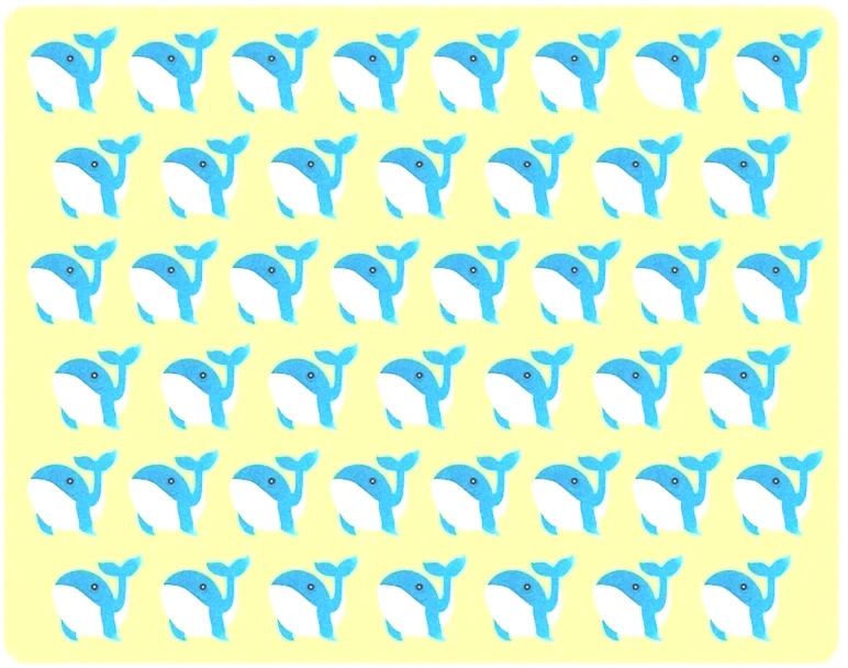 Yüksek IQ'su olanlar için çocuk oyuncağı! Resimdeki farklı balinayı sadece gerçek dahiler 6 saniyede buluyor - Resim : 1